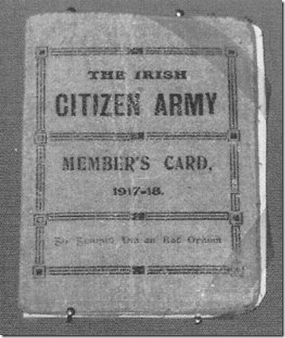 Citizen Army members card