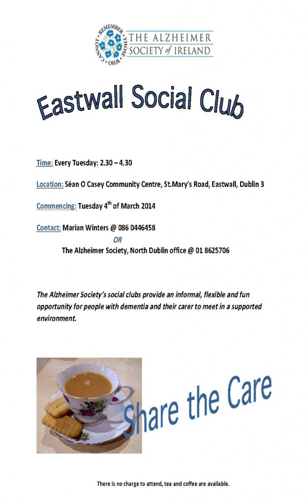 Eastwall Social Club Poster