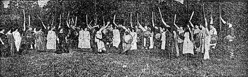 "Battle of Clontarf" re-enactment , 1914.