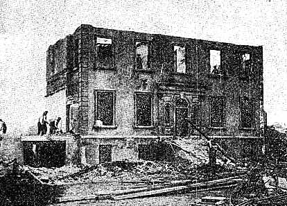Demolition of Croydon House 1930's