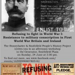 Poster for Conscientious Objectors talk