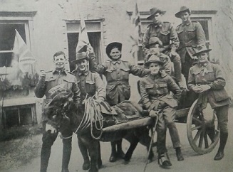 Anzac Soldiers on holidays in Ireland during WWI