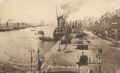 City Quay , where the Baron Kelvin unloaded its cargo