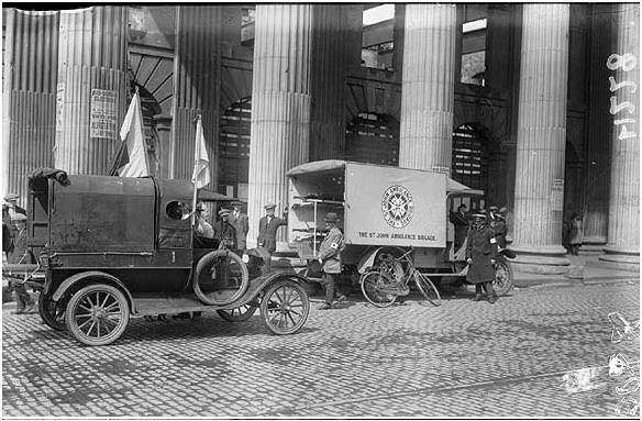 Ambulance O'Connell Street 1916