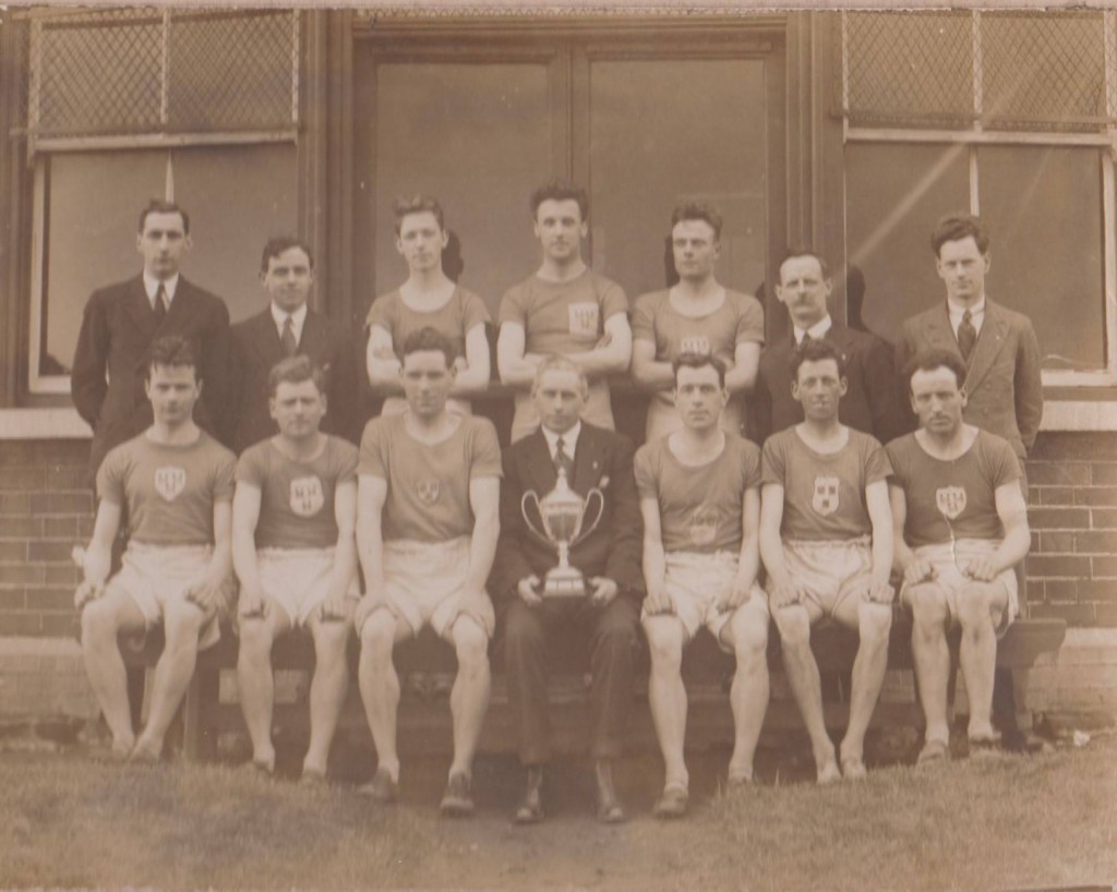 Jack Nalty with Dublin City Harriers third from left front row)