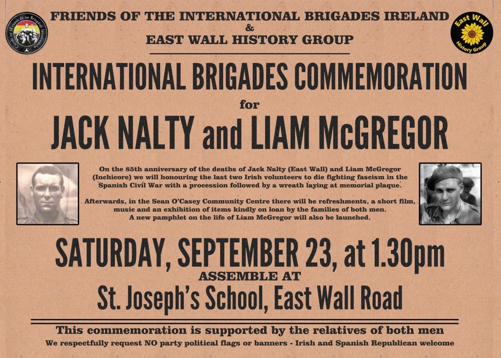 Jack Nalty and Liam McGregor commemoration